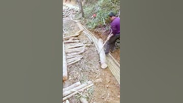 The process of moving wood = a good way to do more with less