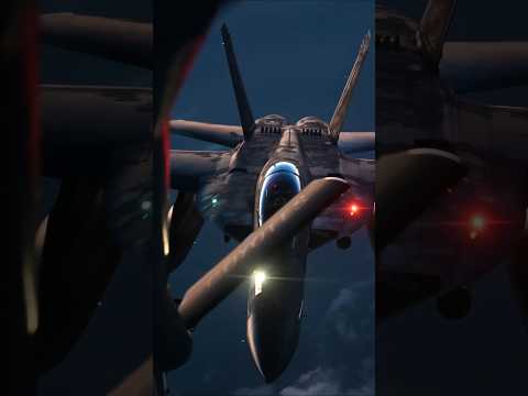 USAF KC-135 refuels US Navy F/A-18E/F Super Hornets during Operation Epic Fury