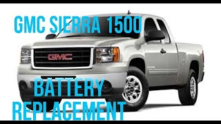 Match Highlights GMC Sierra 1500 truck  battery replacement.