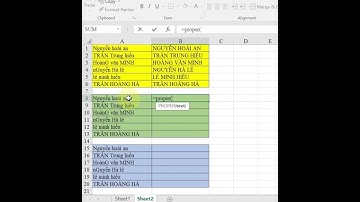 3 hàm chuyển đổi chữ hoa, chữ thường trong excel #thuydungle #tinhocvanphong