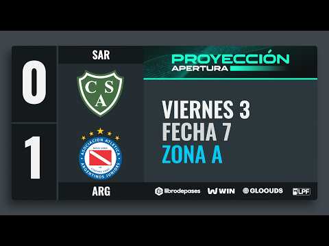 #TorneoProyección Apertura 2026 | Fecha 7 | Sarmiento – Argentinos — football video