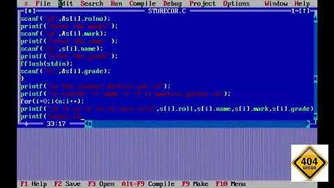 Students Record using Array Structure   C Programming Lab VTU Syllabus