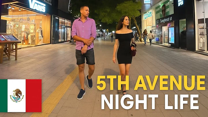 4K| Exploring 5th Avenue’s Nightlife 🇲🇽| Playa del Carmen Walking Tour ASMR | Mexico Nightlife 2025