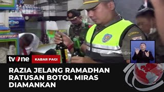 Satpol PP dan TNI Polri Gelar Razia Miras, Sita Ratusan Botol Tanpa Izin Edar di Jaktim | tvOne