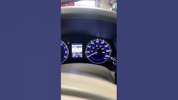 2012 Infiniti EX35 Dashboard Maintenance Reset PART 2
