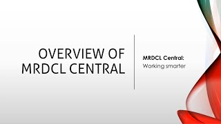 Celebrity MRDCL Central: Cen-01 -  Overview of MRDCL Central Wealth