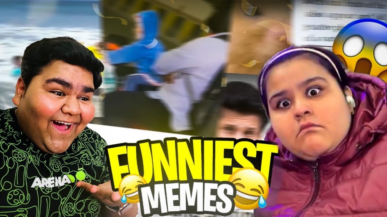 REACTING TO THE MOST FUNNIEST MEMES ON INTERNET😂 | Aarna Bhadoriya | Abhay Bhadoriya