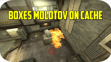 B Site Boxes Molotov on Cache
