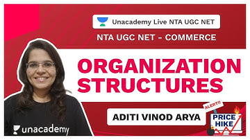 NTA UGC NET | Organization structures | Commerce | Aditi | Unacademy Live
