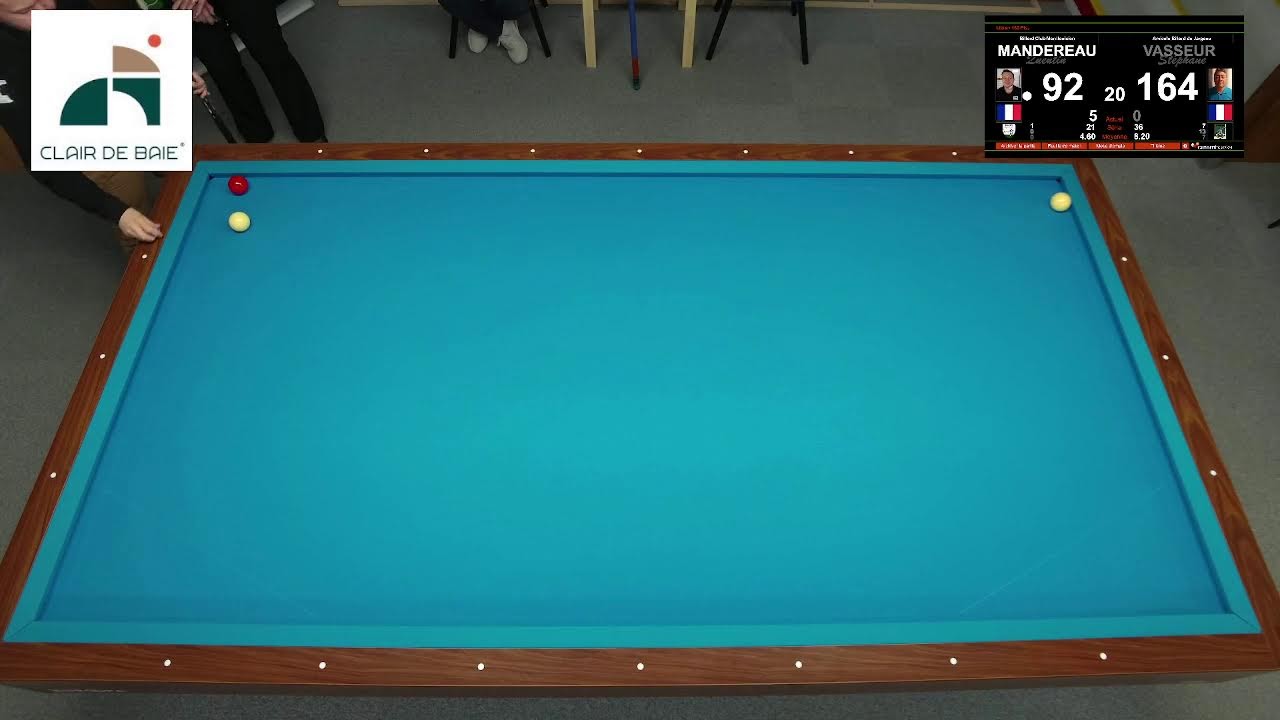 LBCVL FINALE DE LIGUE-LIBRE N2 VASSEUR S (JARGEAU) - MANDEREAU Q (MONTLOUIS)