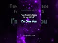 Our latest single, I'm Over You, drops tomorrow! #spotifysingle #musicsingle