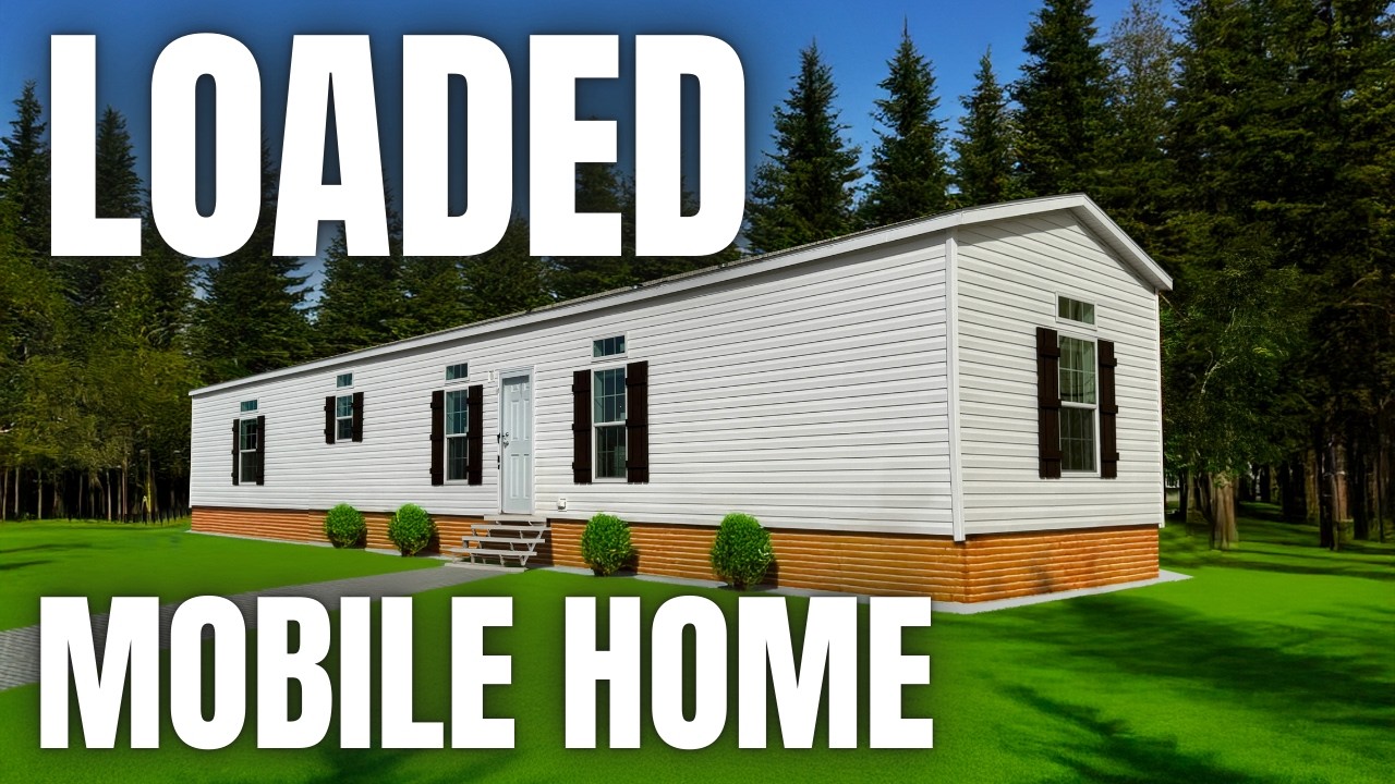 This NEW single wide mobile home is the TOTAL PACKAGE! Prefab House Tour