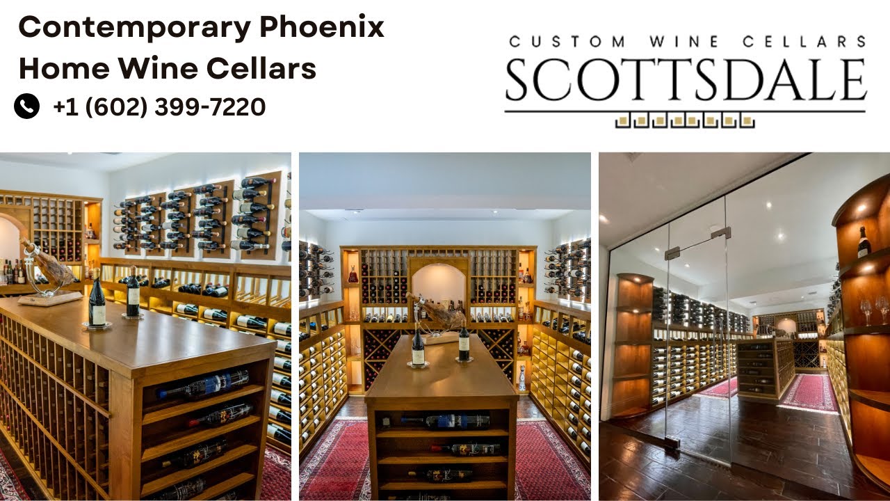 Our Best Designers Built This Contemporary Phoenix Home Wine Cellars