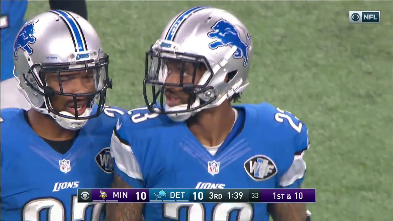 Adam Thielen vs Darius Slay (2016 Thanksgiving) | WR vs CB Matchup
