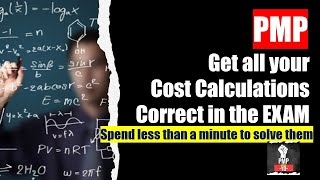 PMP Cost Management | All the cost formulas | Answer the questions within one minute