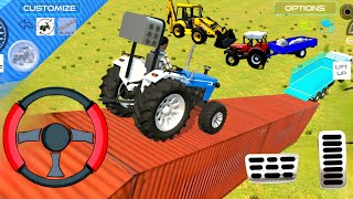 Drive A Tractor And Truck Unloading Truck &amp; Tractor Uploading 🔥 Gaming Callage Heavy Vehicles 