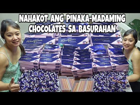 ETO NA ANG BIGGEST CHOCOLATE JACKPOT NA NAKUHA DUMPSTER DIVING IN FINLAND THAI FINNISH 