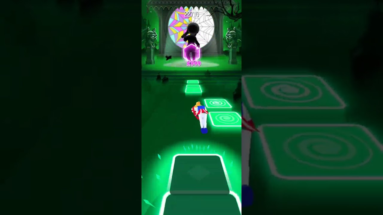 Lady Gaga - Bloody Mary (Wednesday Dance TikTok Version) | Tiles Hop | Endless Mode 12 | Record46090