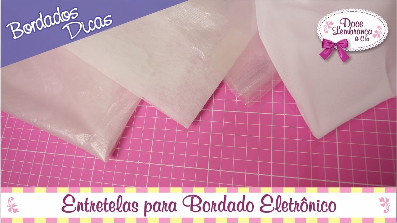 Entretelas para Bordado Eletrônico