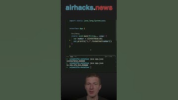 Formatting a Double in Scientific Notation #java #shorts #coding #airhacks