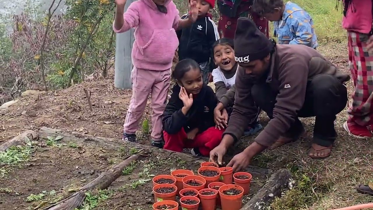 Garden in the Himalayas