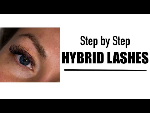 Step by Step Hybrid Lash Tutorial | Doll Eye + Squirrel Mapping + Styling