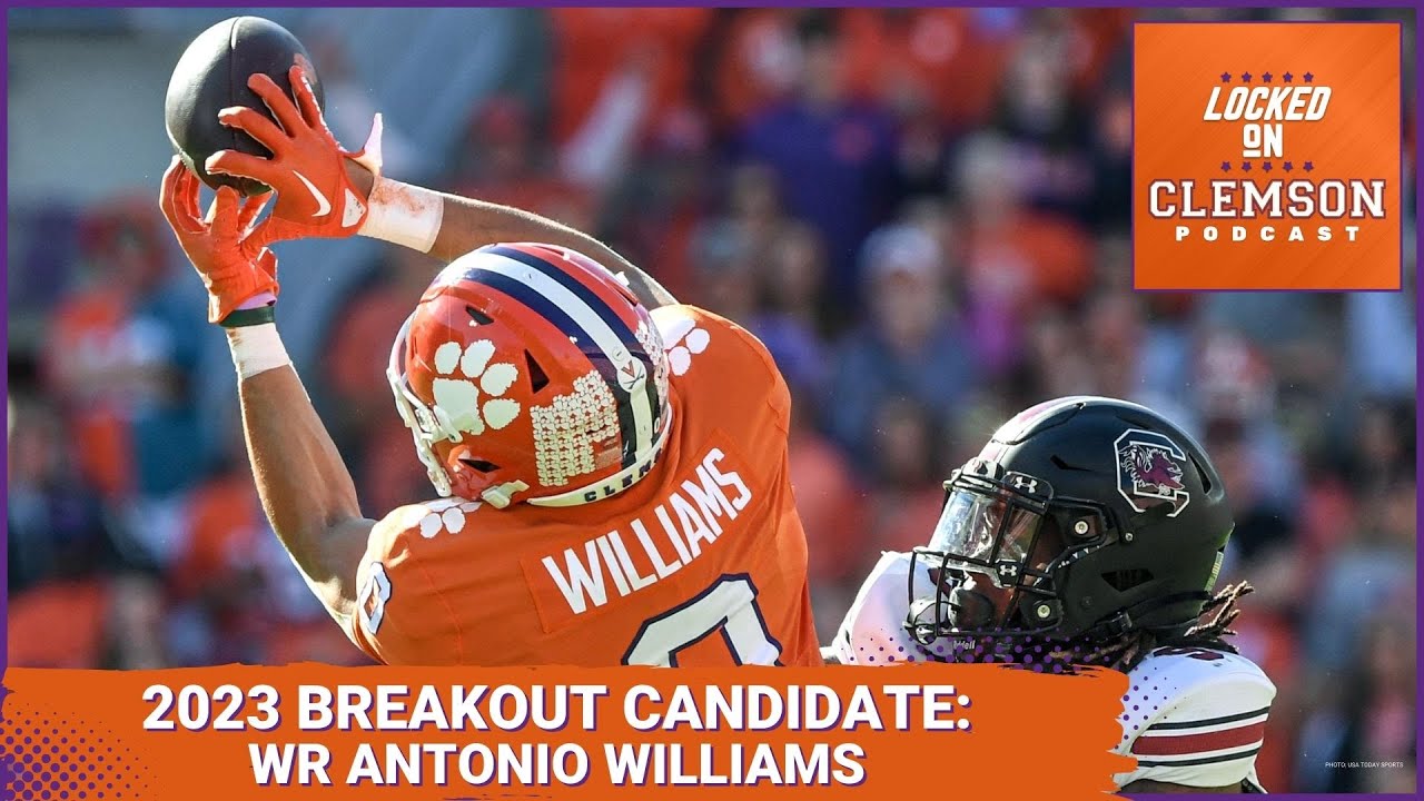 Clemson WR Antonio Williams is the "Breakout" candidate to watch in 2023