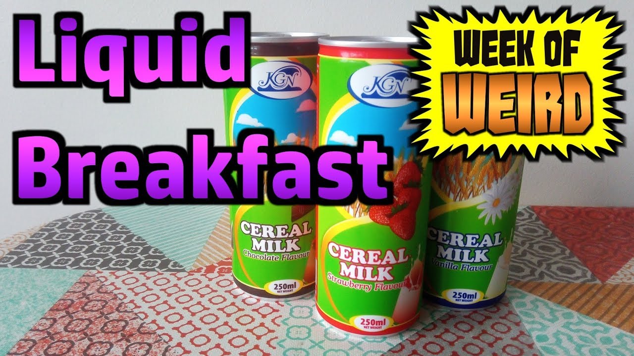 Cereal Milk - Weird Stuff In A Can #52 - Week of Weird Day 1