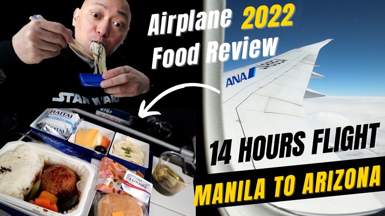 14 HOURS FLIGHT from Manila to Arizona USA plus Airplane FOOD REVIEW!