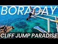 CLIFF JUMPING with Local Filipinos in BORACAY!