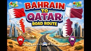 Bahrain To Qatar Road Route     Complete Road Guide Salwa Border