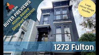 Buyer Preview: 1273 Fulton Street, Alamo Square, Listed $2.995M, Home  San Apartment Francisco - 4K