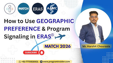 Geographic Preference & Program Signaling in ERAS | Residency MATCH 2026