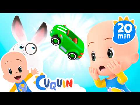 Aprende los vehículos con los huevos sorpresa - Bebés | Cleo & Cuquín
