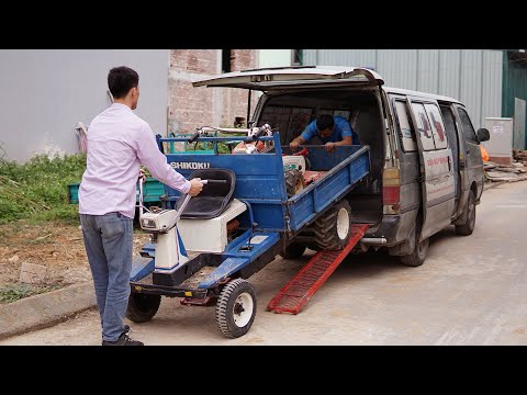 Video Giao Xe vận Chuyển Nông Trại 5 Tạ Và Máy Cắt Cỏ Bàn... - youtube