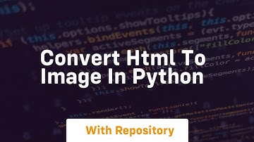 Convert html to image in python