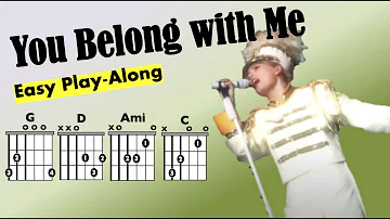 You Belong with Me *Taylor's Version* (Taylor Swift) EASY Guitar play-along