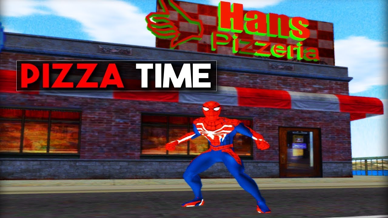 10 Minutes of PS4 Spider-man Pizza Time - Spider-man 2 MOD - YouTube