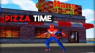 10 Minutes of PS4 Spider-man Pizza Time - Spider-man 2 MOD