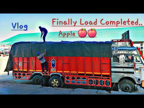 Finally Load Complete Ho Gaya || 🍎 Apple || Sopore Mandi 🚛 #rajawaseemvlog