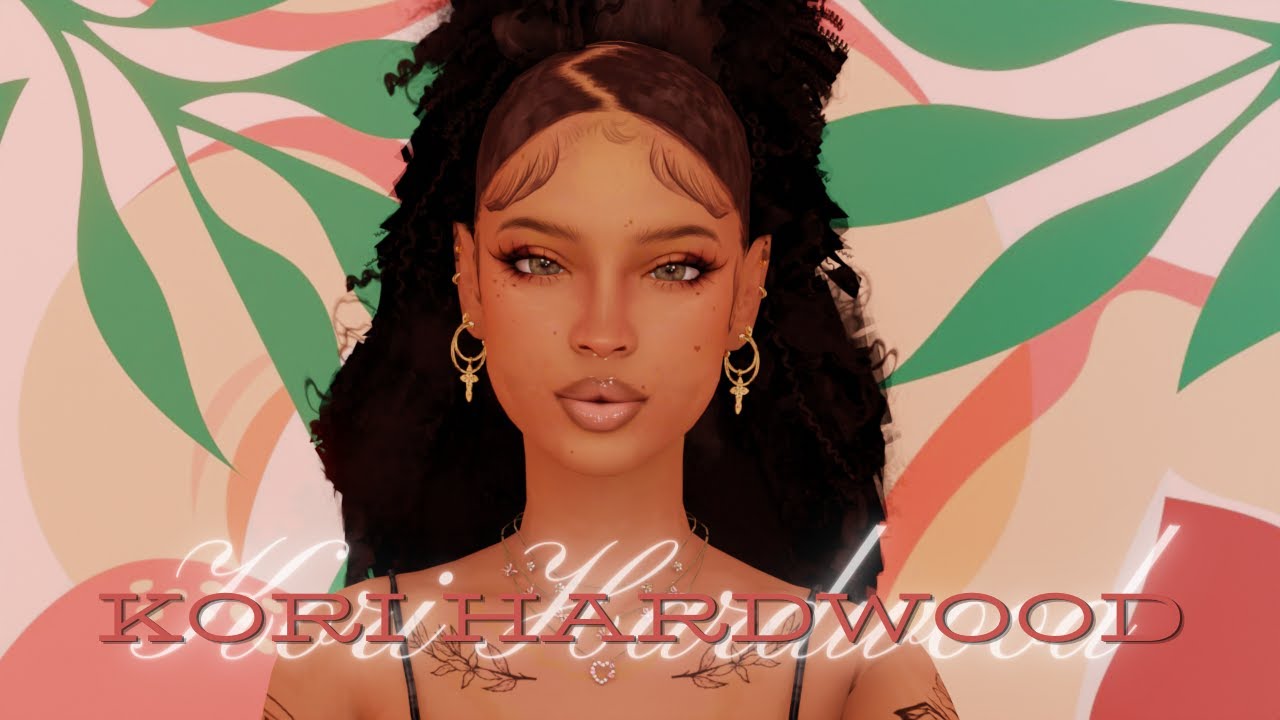 Sims 4 CAS | Kori Hardwood + CC Folder &' Sim Download - YouTube