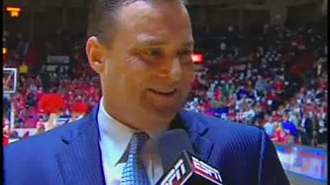 Billy Gillispie Halftime Interview