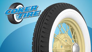 Firestone Wide Whitewall Tires for Vintage Car Restoration