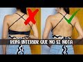 ROPA INTERIOR QUE NO SE MARCA EN LA ROPA: Truzas y Sostenes Invisibles l Daniella Acosta