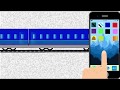電車を異次元から発射する魔法のアプリ 踏切アニメ