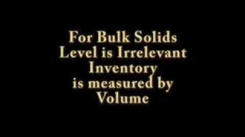 Bulk solids measurement the easy way