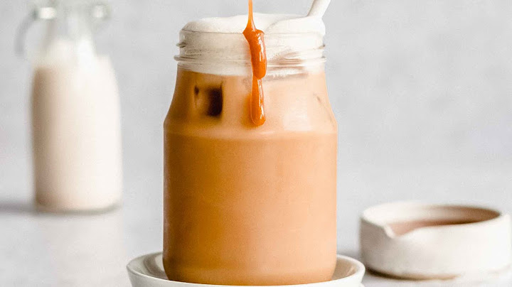 Iced skinny caramel macchiato with almond milk calories