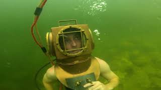 Homemade Shallow Water Dive Helmet from John Wayne's 