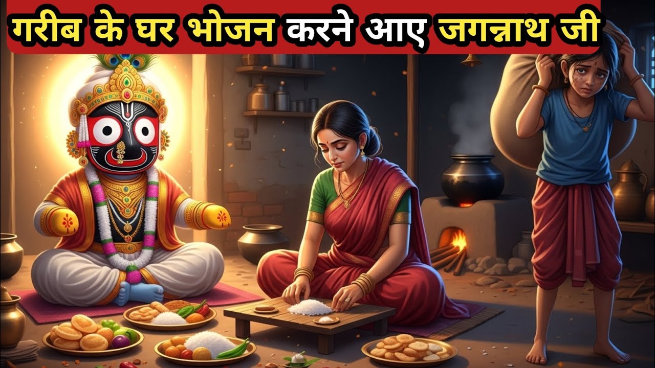 गरीब के घर भोजन करने आए जगन्नाथ जी |Hindi Kahani | Bhakti Kahani |Hindi Story |Dharmik Kahani |Story