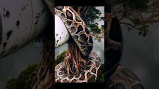 Amazing AI Creates Realistic Python Snakes 🐍 #pythonsnake #shortsfeed #shorts